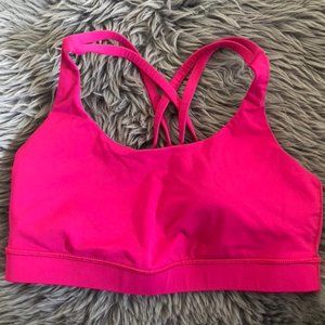 Paris Pink Luluemon Energy Bra